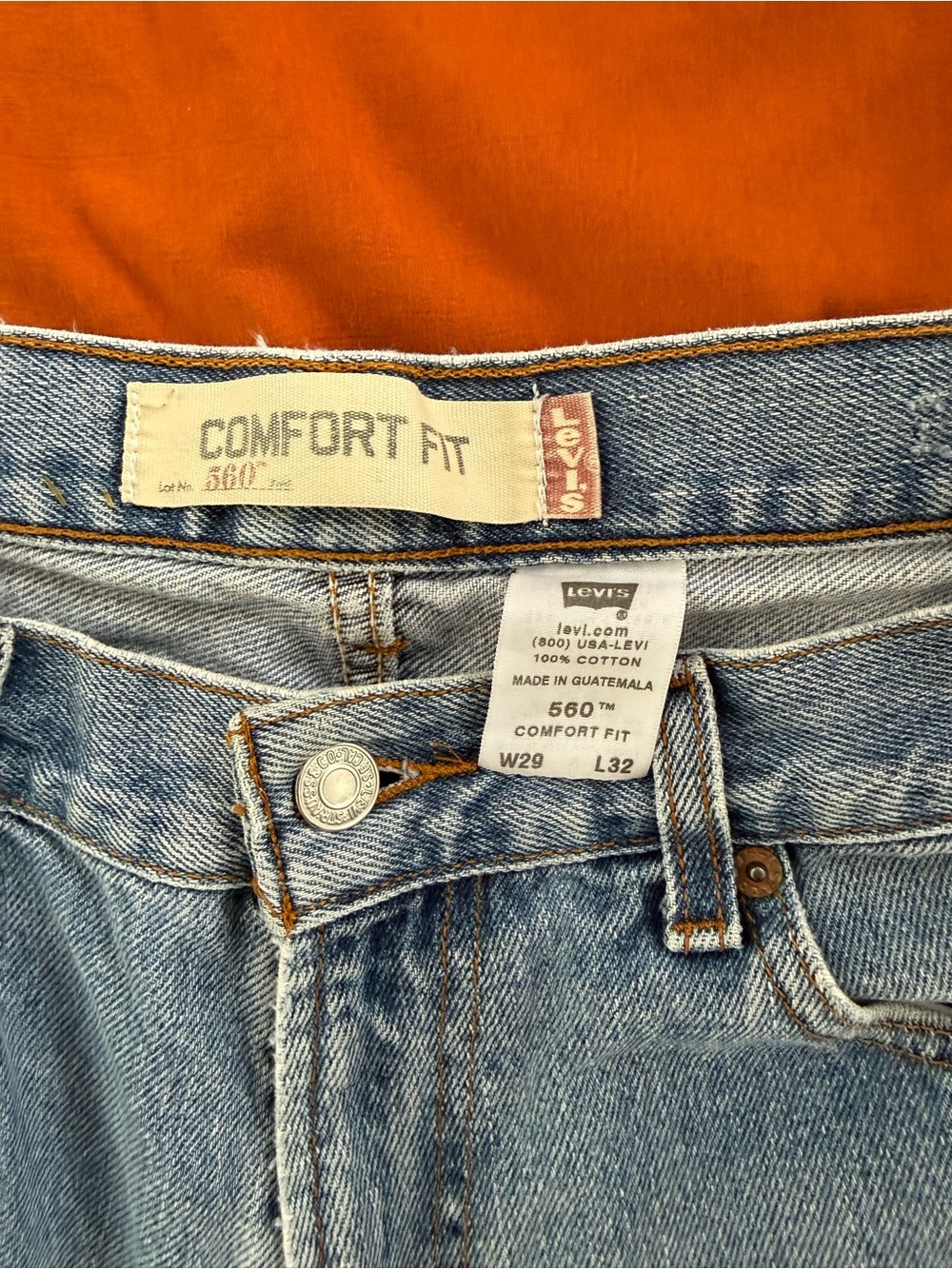 Levi's Light Blue Comfort Fit 560 Jeans